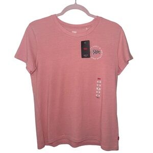 Levi's Women's Soft Pink Short Sleeve Tee